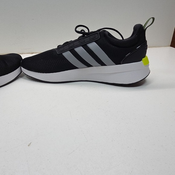 Adidas Racer TR21 Men's Running Shoes Black White with Yellow Accent Size 11 - Picture 6 of 13